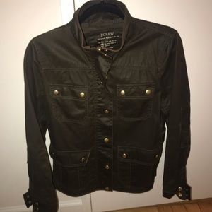 JCrew barn jacket- wax. Good as new.